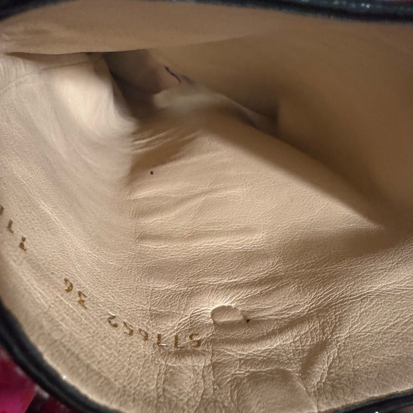 Tall Gucci black red and white Zumi boots - Picture 7 of 7